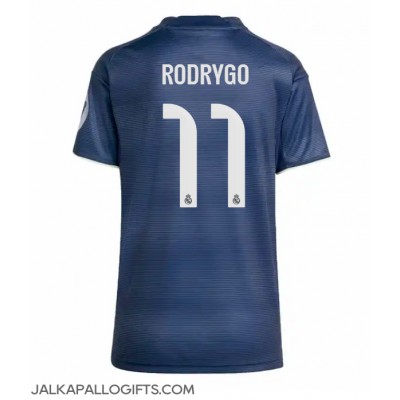 Real Madrid Rodrygo Goes #11 Vieraspaita Naiset 2025-26 Lyhythihainen Real Madrid Rodrygo Goes #11 Vieraspaita Naiset 2025-26 Lyhythihainen